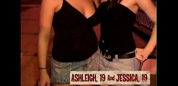  GIRLS GONE WILD - Teen Besties Jessica and Ashleigh Get Comfortable With Each Other After The Party